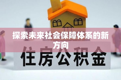 徐水探索未来社会保障体系的新方向