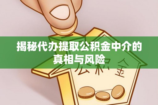徐水揭秘代办提取公积金中介的真相与风险