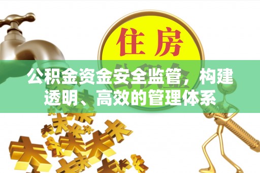徐水公积金资金安全监管，构建透明、高效的管理体系