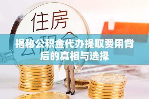 徐水揭秘公积金代办提取费用背后的真相与选择