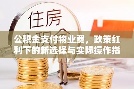 徐水公积金支付物业费，政策红利下的新选择与实际操作指南