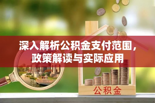 徐水深入解析公积金支付范围，政策解读与实际应用