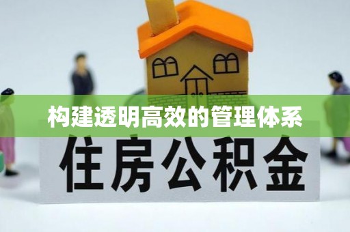 徐水构建透明高效的管理体系