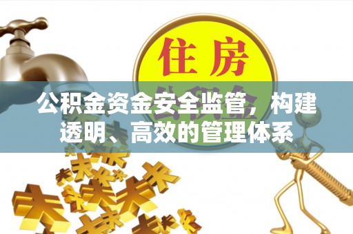 徐水公积金资金安全监管，构建透明、高效的管理体系