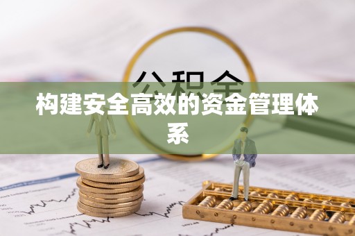 徐水构建安全高效的资金管理体系