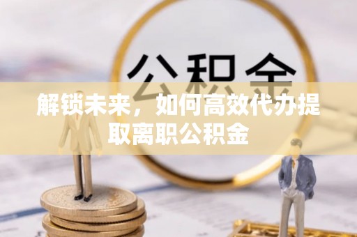 徐水解锁未来，如何高效代办提取离职公积金