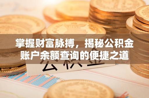 徐水掌握财富脉搏，揭秘公积金账户余额查询的便捷之道