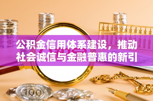 徐水公积金信用体系建设，推动社会诚信与金融普惠的新引擎