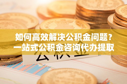 徐水如何高效解决公积金问题？一站式公积金咨询代办提取服务全解析