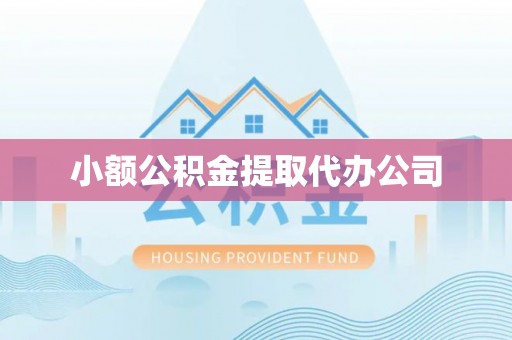 徐水小额公积金提取代办公司